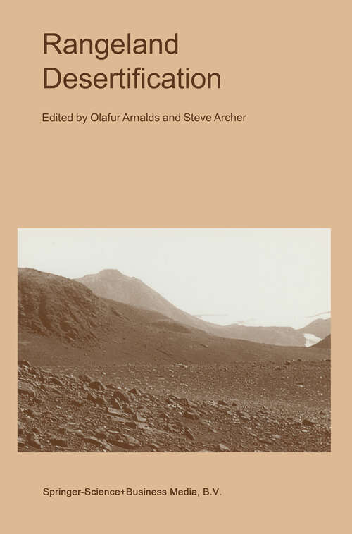 Book cover of Rangeland Desertification (2000) (Advances in Vegetation Science #19)