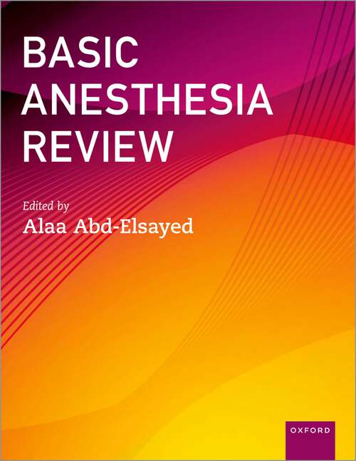 Book cover of Basic Anesthesia Review