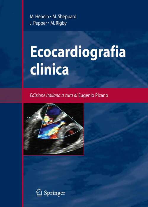 Book cover of Ecocardiografia clinica (2006)