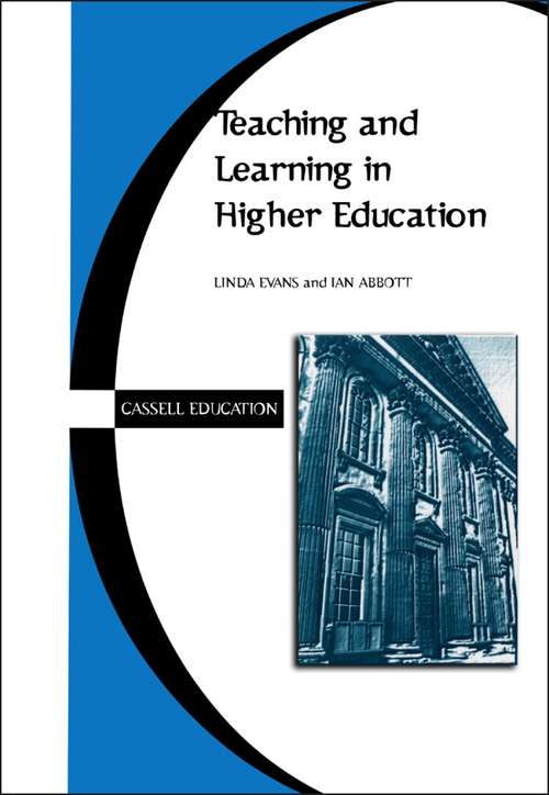 Book cover of Teaching and Learning in Higher Education