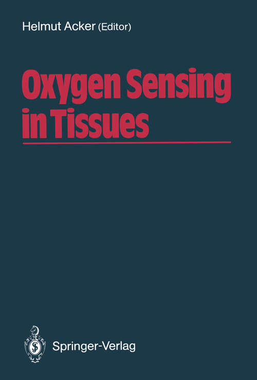 Book cover of Oxygen Sensing in Tissues (1988)