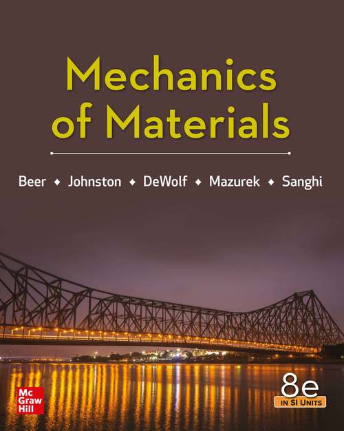 Book cover of EBOOK Mechanics of Materials 8e in SI Units