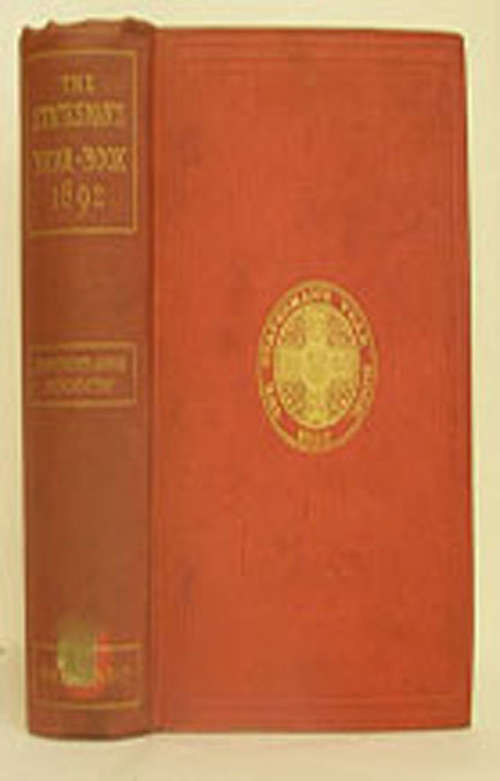 Book cover of The Statesman's Year-Book (29th ed. 1892) (The Statesman's Yearbook)