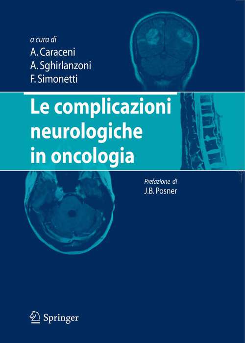 Book cover of Le complicazioni neurologiche in oncologia (2006)