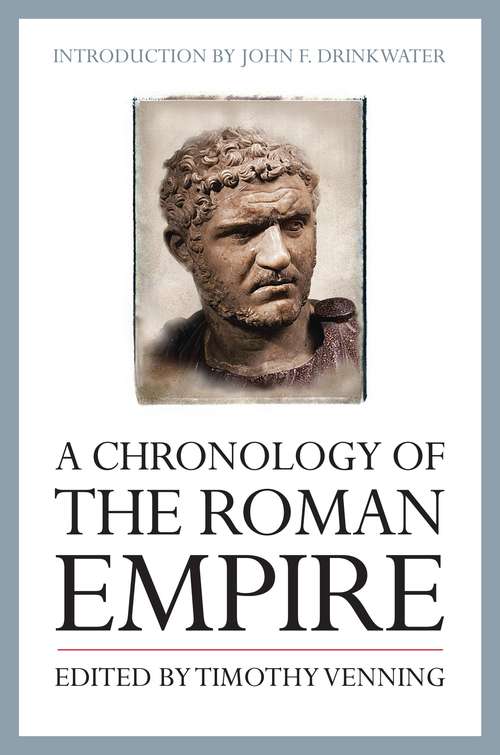 Book cover of A Chronology of the Roman Empire