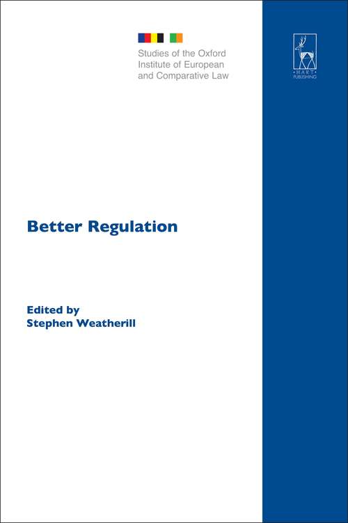 Book cover of Better Regulation (Studies of the Oxford Institute of European and Comparative Law)