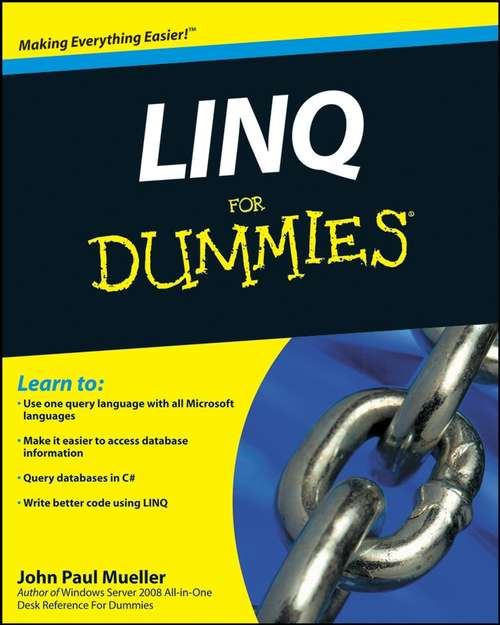 Book cover of LINQ For Dummies
