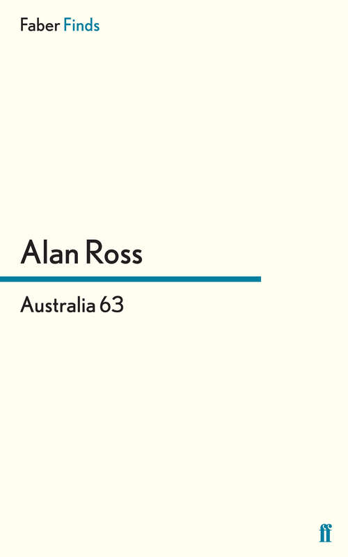 Book cover of Australia 63 (Main)