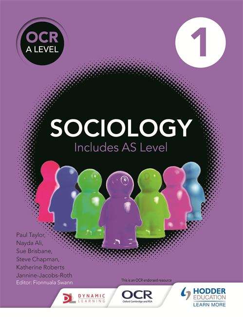 Book cover of OCR Sociology for A Level Book 1 (PDF)
