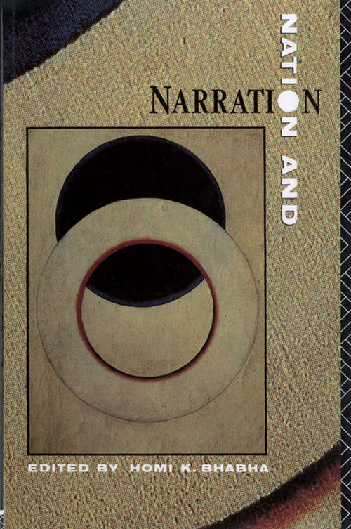 Book cover of Nation and Narration (PDF)