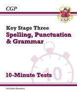 Book cover of New KS3 Spelling, Punctuation and Grammar 10-Minute Tests (includes answers) (PDF)