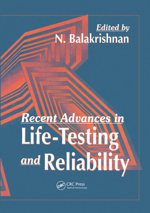 Book cover of Recent Advances in Life-Testing and Reliability