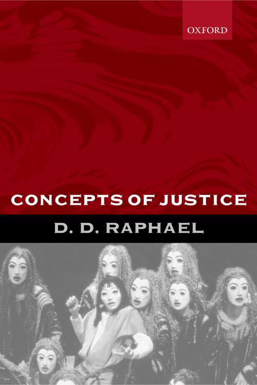 Book cover of Concepts of Justice