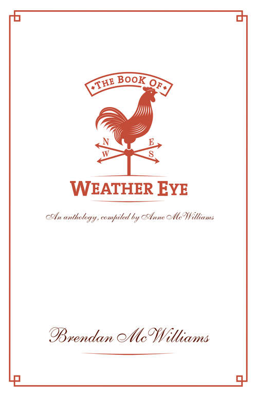 Book cover of The Book of Weather Eye: Meteorology in Art, History and Literature