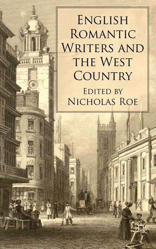 Book cover of English Romantic Writers and the West Country (2010)