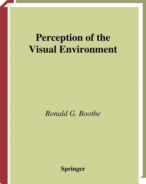 Book cover of Perception of the Visual Environment (2002)