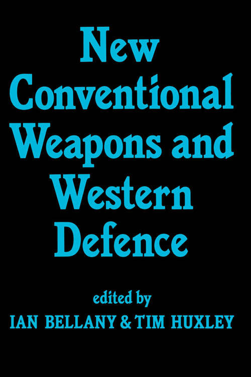 Book cover of New Conventional Weapons and Western Defence