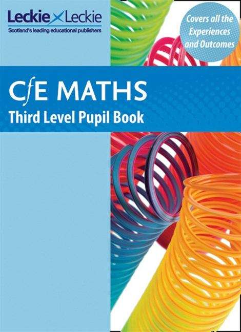 Book cover of CfE Maths Third Level Pupil Book (PDF)