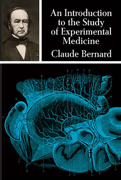 Book cover of An Introduction to the Study of Experimental Medicine