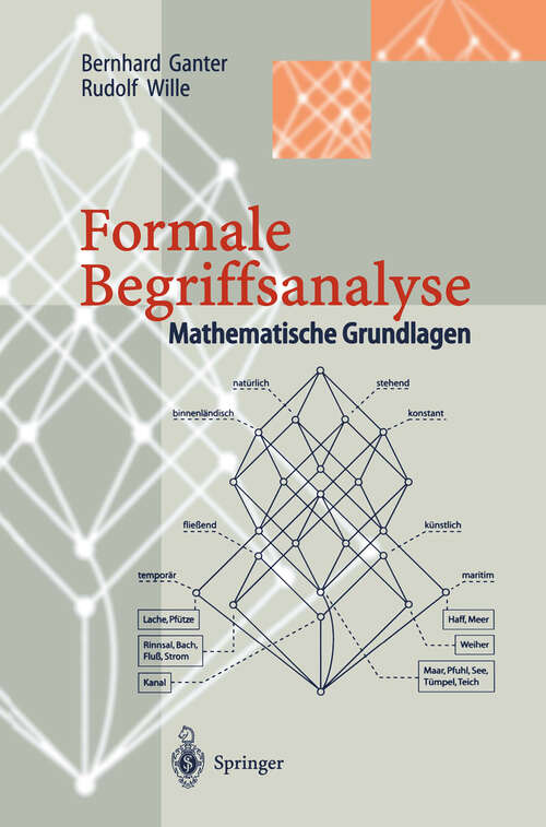 Book cover of Formale Begriffsanalyse: Mathematische Grundlagen (1996)