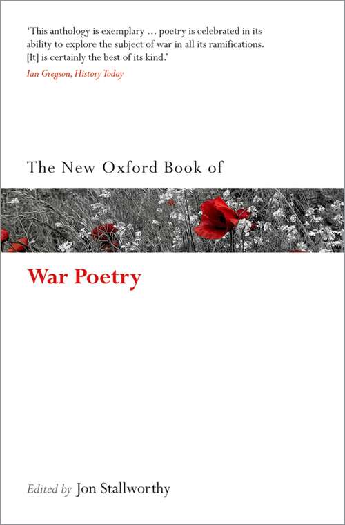 Book cover of The New Oxford Book of War Poetry (2) (Oxford Books Of Prose And Verse Ser.)