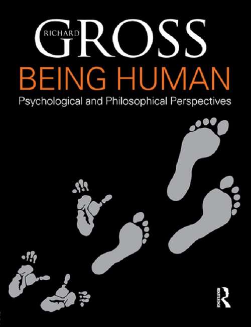 Book cover of Being Human: Psychological and Philosophical Perspectives