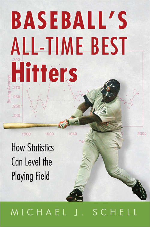 Book cover of Baseball's All-Time Best Hitters: How Statistics Can Level the Playing Field