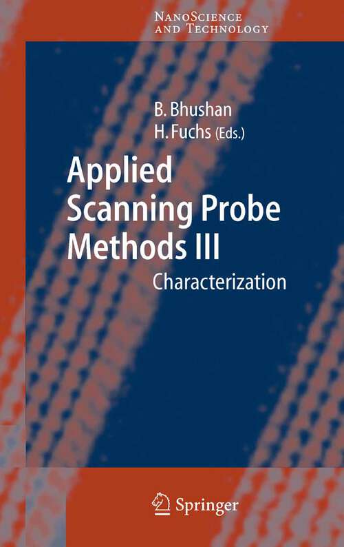 Book cover of Applied Scanning Probe Methods III: Characterization (2006) (NanoScience and Technology)