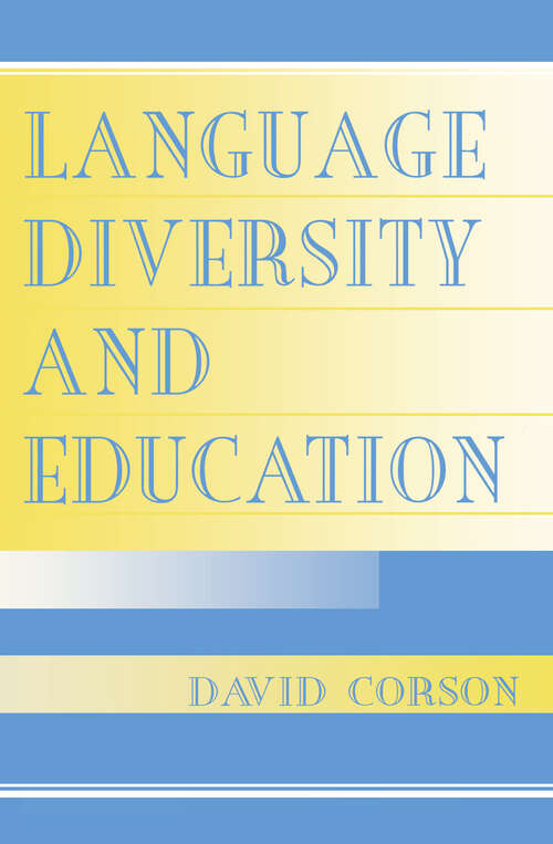 Book cover of Language Diversity and Education