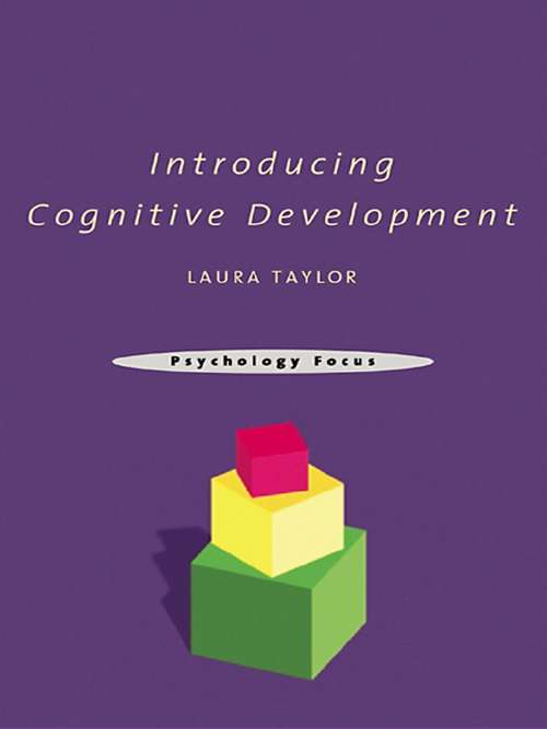 Book cover of Introducing Cognitive Development