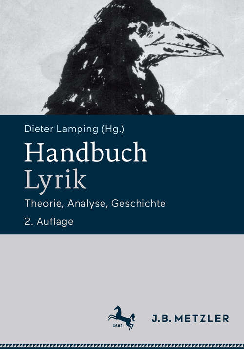 Book cover of Handbuch Lyrik: Theorie, Analyse, Geschichte (2. Aufl. 2016)
