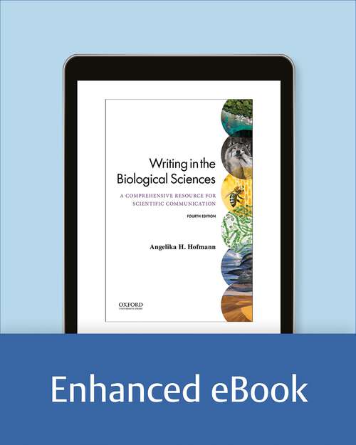 Book cover of Writing in the Biological Sciences