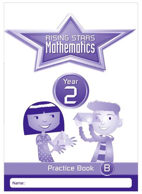 Book cover of Rising Stars Mathematics Year 2 Practice Book B (PDF)