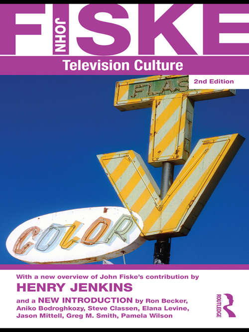 Book cover of Television Culture