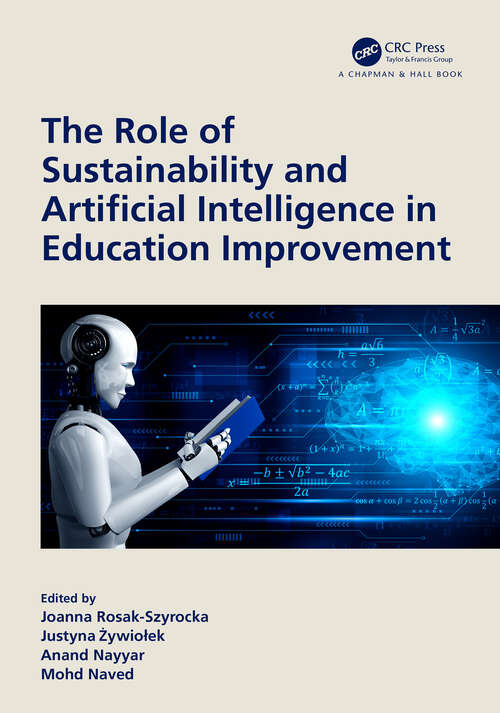 Book cover of The Role of Sustainability and Artificial Intelligence in Education Improvement