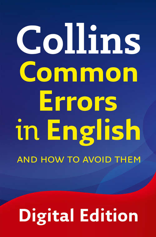 Book cover of Collins Common Errors in English (ePub edition)