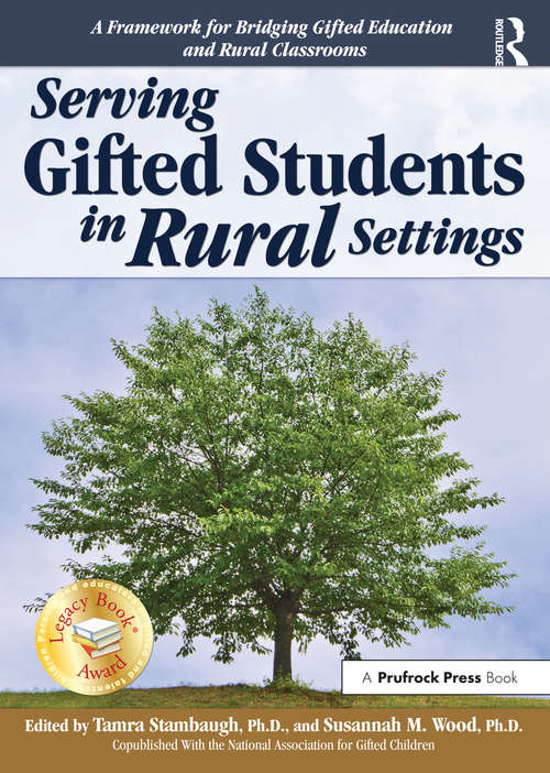 Book cover of Serving Gifted Students in Rural Settings