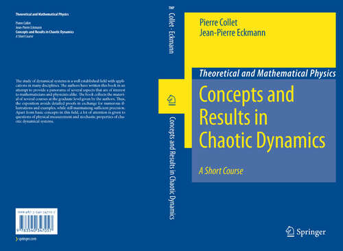 Book cover of Concepts and Results in Chaotic Dynamics: A Short Course (2006) (Theoretical and Mathematical Physics)