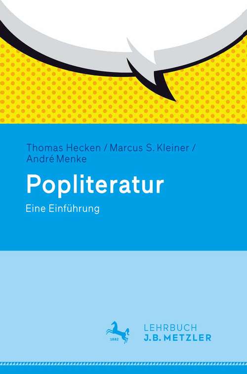Book cover of Popliteratur: Eine Einführung