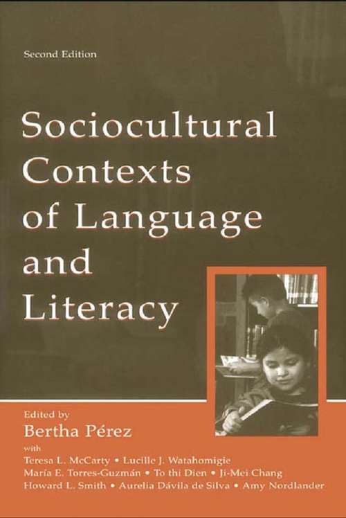 Book cover of Sociocultural Contexts of Language and Literacy