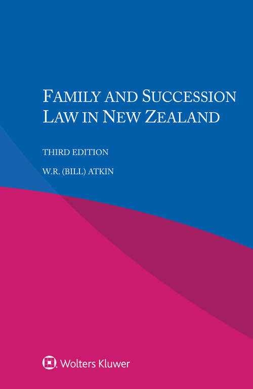 Book cover of Family and Succession Law in New Zealand