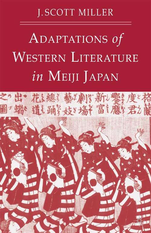 Book cover of Adaptions of Western Literature in Meiji Japan (2001)