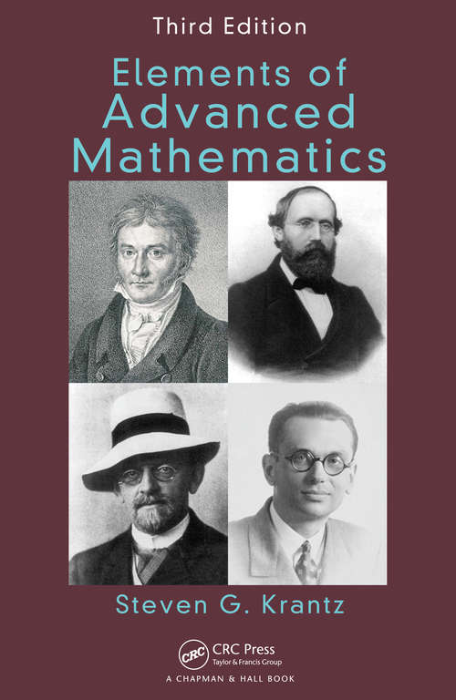 Book cover of Elements of Advanced Mathematics (Textbooks In Mathematics Ser.)