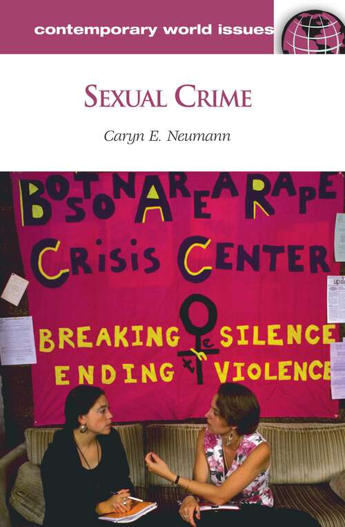 Book cover of Sexual Crime: A Reference Handbook (Contemporary World Issues)
