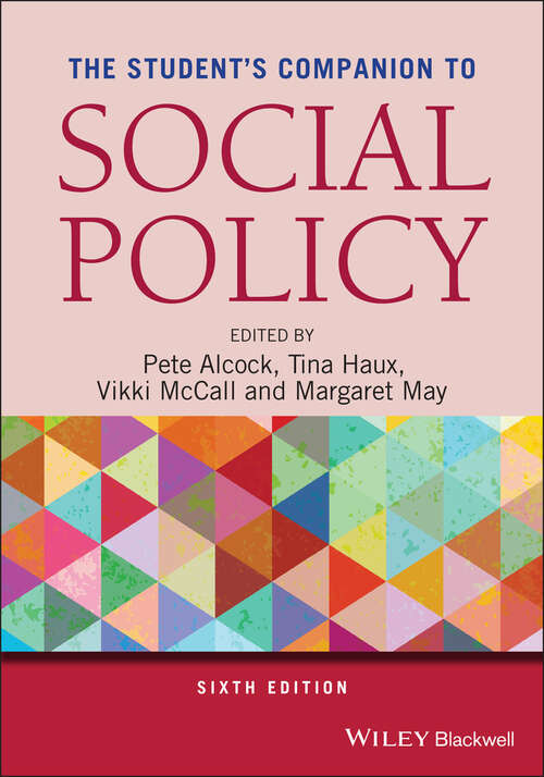 Book cover of The Student's Companion to Social Policy (6)