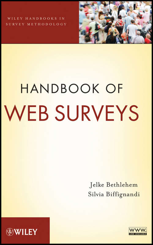Book cover of Handbook of Web Surveys (2) (Wiley Handbooks in Survey Methodology #567)
