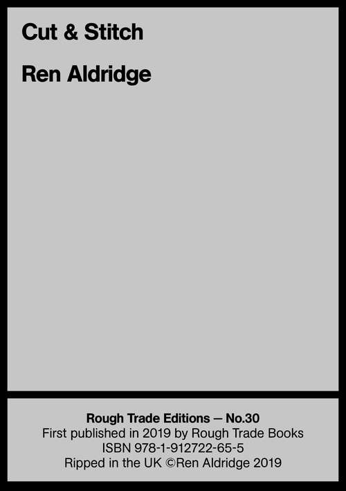 Book cover of Cut & Stitch (Rough Trade Edition)