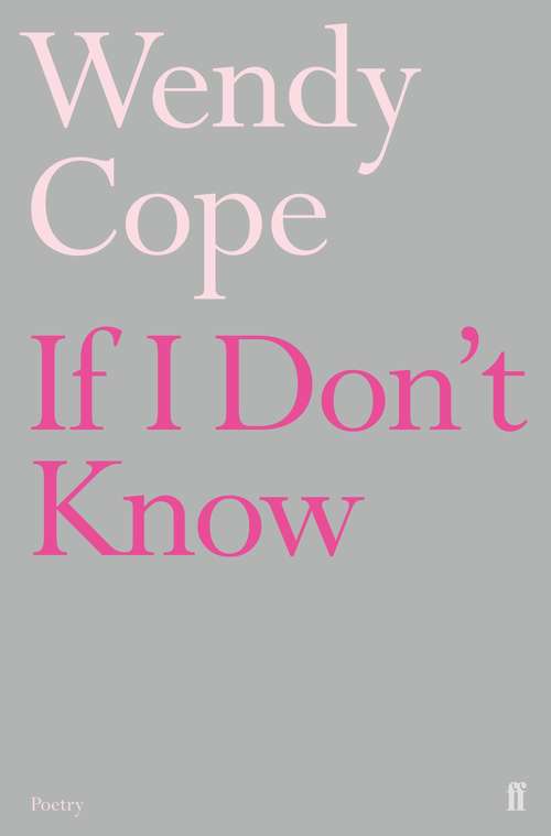 Book cover of If I Don't Know (Main)