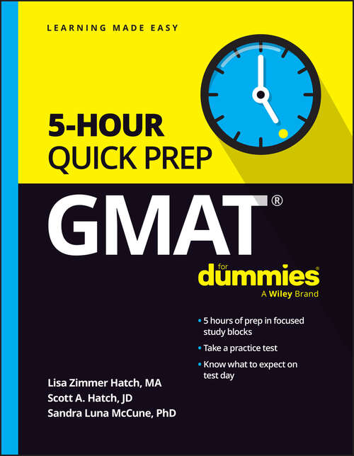 Book cover of GMAT 5-Hour Quick Prep For Dummies
