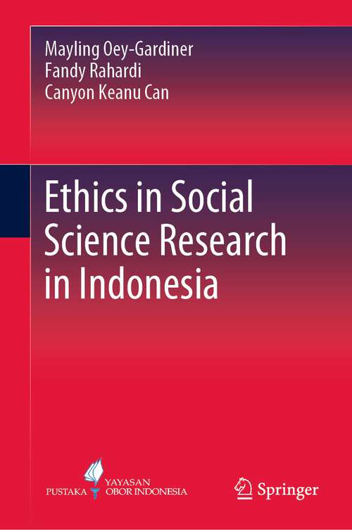 Book cover of Ethics in Social Science Research in Indonesia (1st ed. 2023)